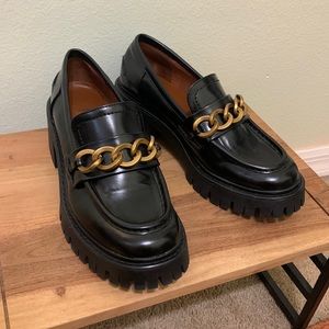 Zara chunky loafers